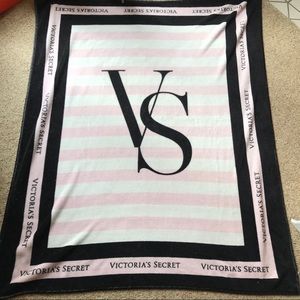 Plush Victoria’s Secret Blanket Throw